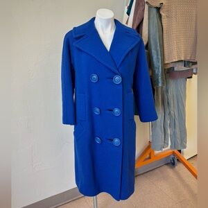 Royal Blue Trench Coat